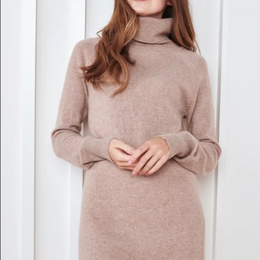 Ann Taylor 100% Cashmere sweater dress